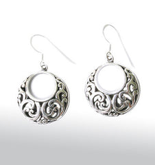 Bali Graduated Circle Earrings