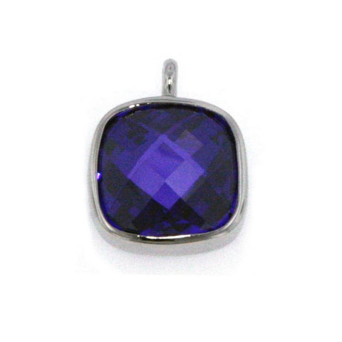 Bezel Amethyst Pendant