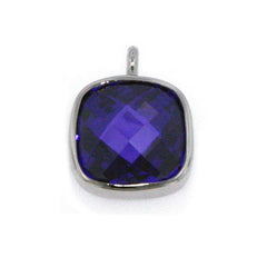 Bezel Set Amethyst Pendant