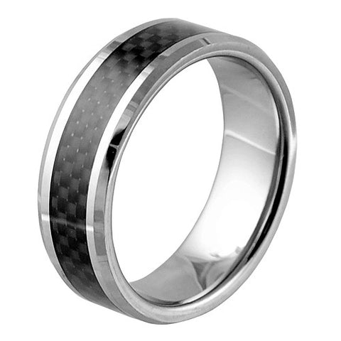 8MM Comfort Fit Tungsten Unisex Ring