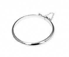 Silver Baby Bangle Bracelet
