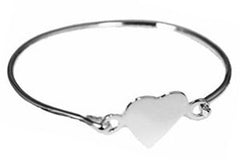 Silver Baby Heart Bracelet