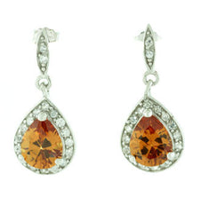 Champagne Teardrop Earrings