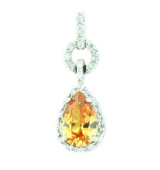 Champagne Teardrop Pendant