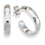 Diamond Cut Hoop