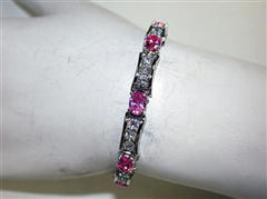 Fancy Pink 8 Inch Bracelet