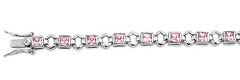 Pink Square Bracelet