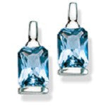 Rectangular Shaped With Laser Cut Light Blue