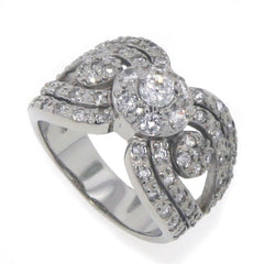 Wide Band Designer Cocktail Ring